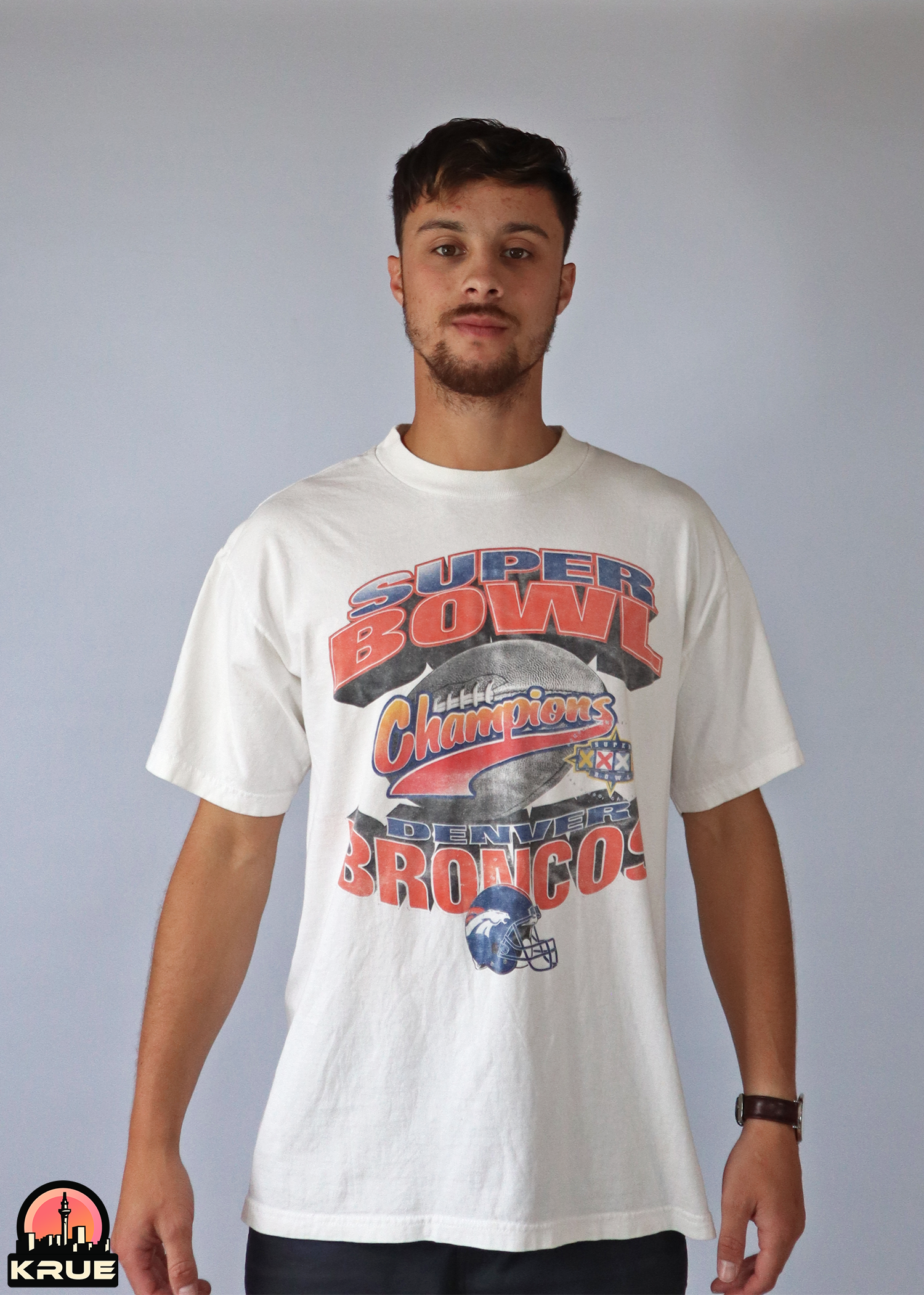 1997 Denver Broncos Championship T-Shirt - Large